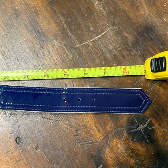 James Kenrob 60's retro mod patent leather belt - Picture 6 of 8